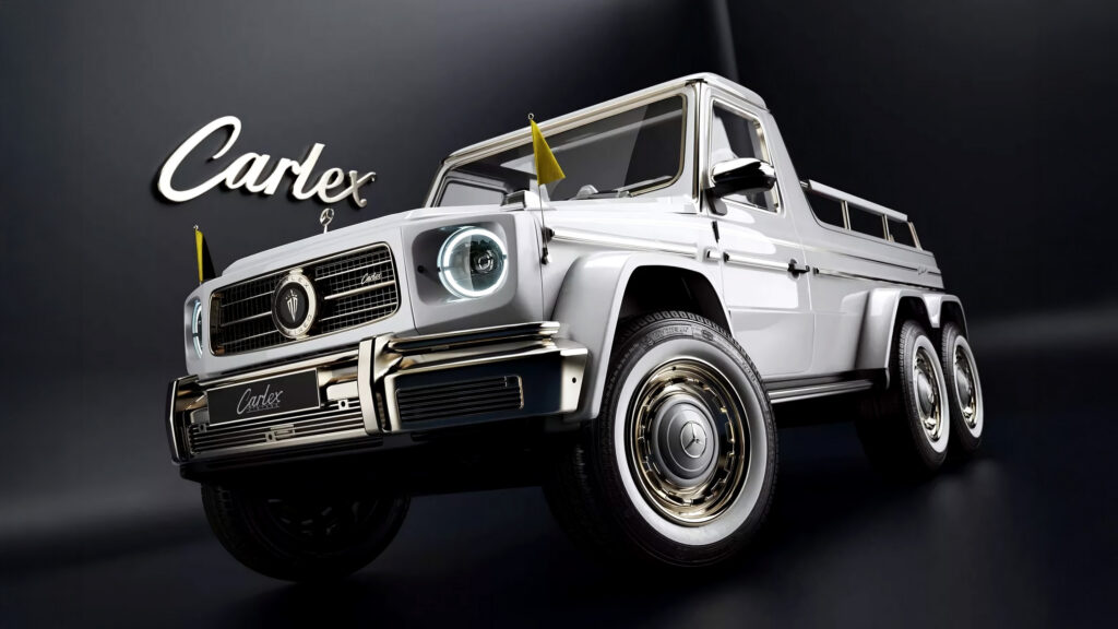  Carlex’s 6×6 Mercedes G-Wagen Is Popemobile-Level Ridiculous