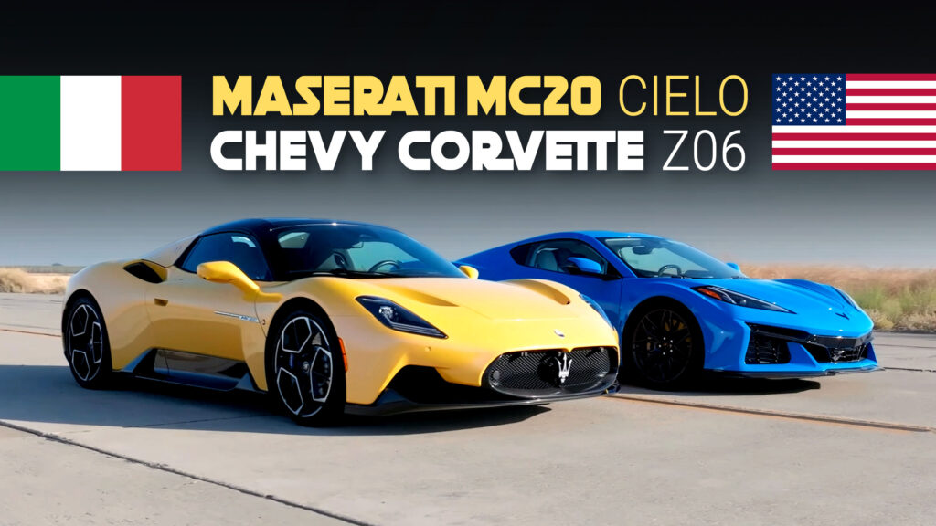  Can A $147K Corvette Z06 Beat A $371K Maserati MC20?