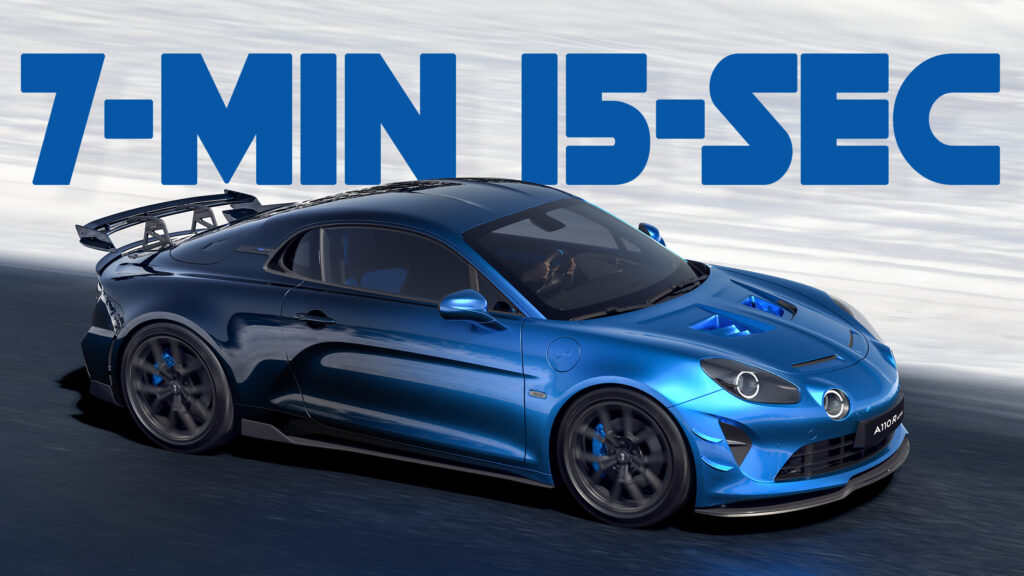  Alpine A110 R Ultime Costs $125k More Than A Cayman GT4 RS And Still Can’t Beat It On The Ring