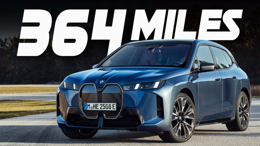  BMW Bumps 2026 iX Driving Range Up To 364 Miles