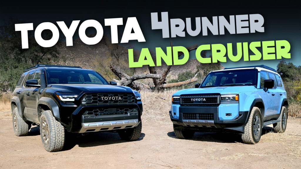  2025 Toyota 4Runner vs. Land Cruiser: We Drove Both, Here’s How They Compare