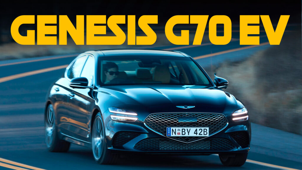  The Next Genesis G70 Could Go All Electric