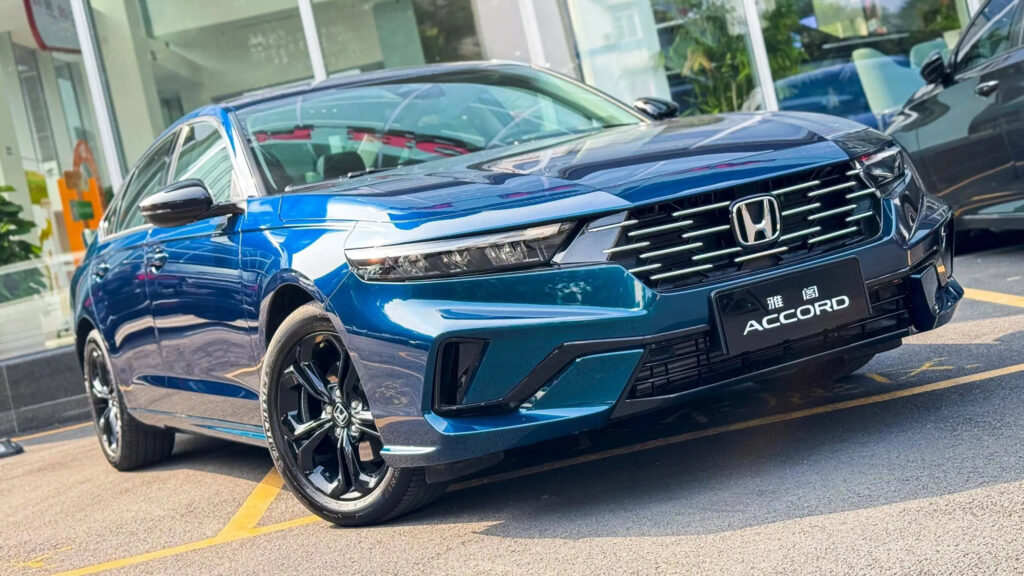  2026 Honda Accord Facelift Debuts In China