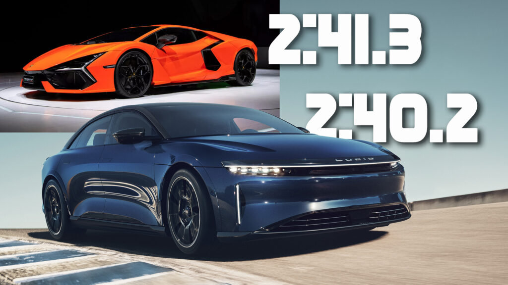  Lucid Air Beats Lamborghini Revuelto In C&D’s Annual Lightning Lap Shootout