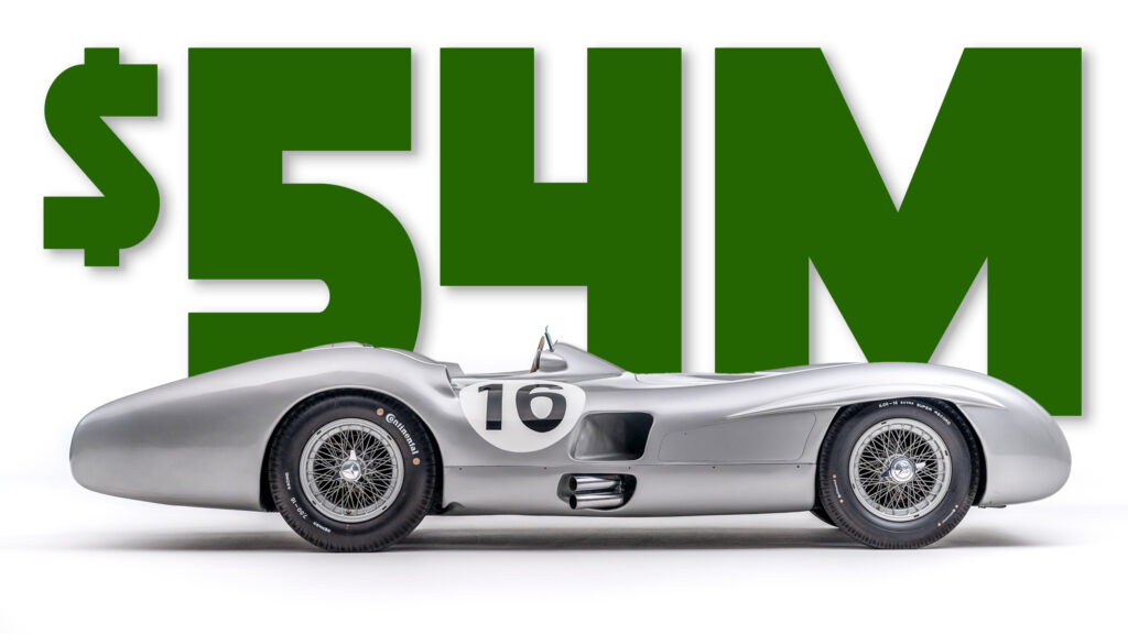  $54M Mercedes W 196 R Is One Of The Most Expensive Cars Ever Sold