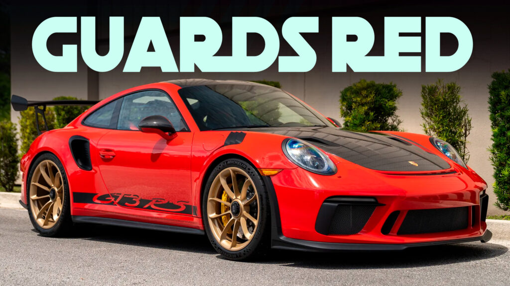  2019 Porsche 911 GT3 RS With Weissach Package And 478 Miles Has Us Salivating