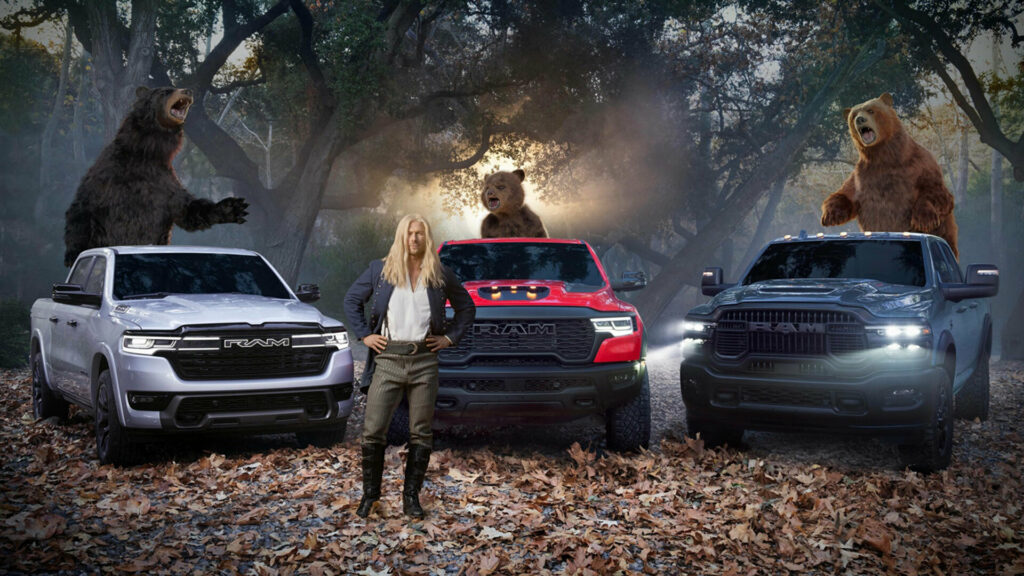  1500 Ramcharger Stars In Ram’s Beary Good Super Bowl Ad