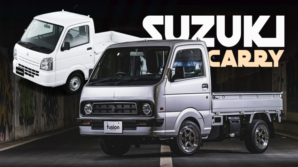  Retro Kit Turns Tiny Suzuki Truck Into A 70s Datsun