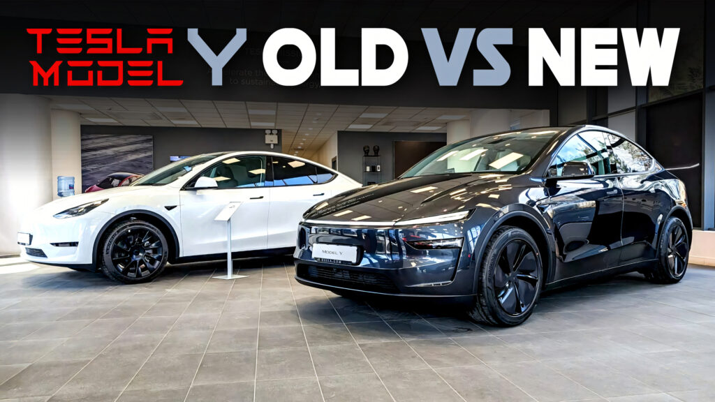  We Compare The 2026 Tesla Model Y Side-By-Side With Its Predecessor