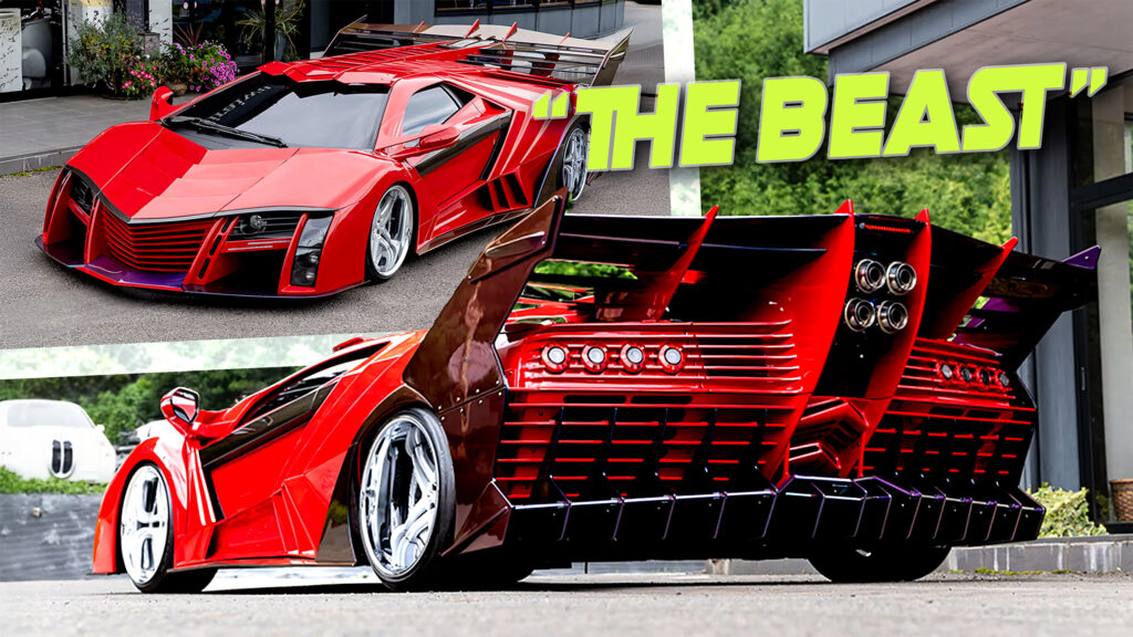  A Real Lamborghini Diablo Was Sacrificed To Make ‘THE BEAST’