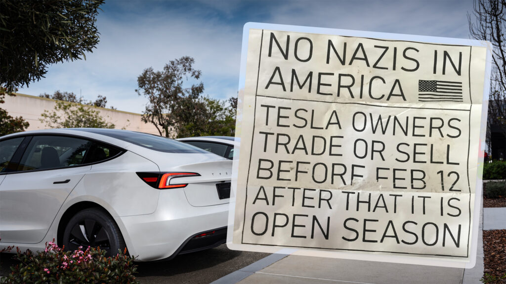  Anti-Nazi Group Vows To ‘Inflict Physical Damage’ On Teslas Starting Today