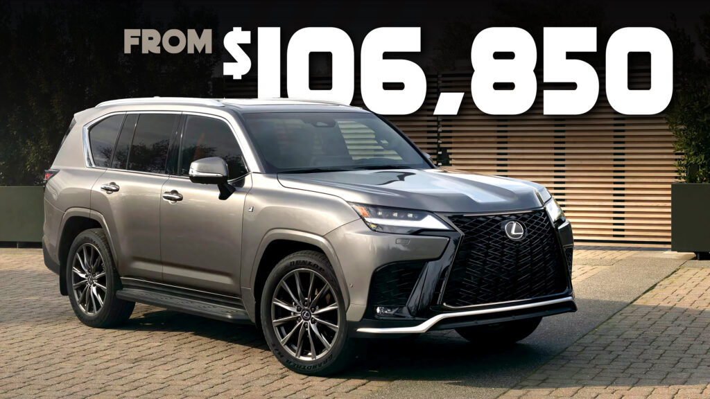  2025 Lexus LX Gets Huge Price Hike As New Hybrid Joins Lineup