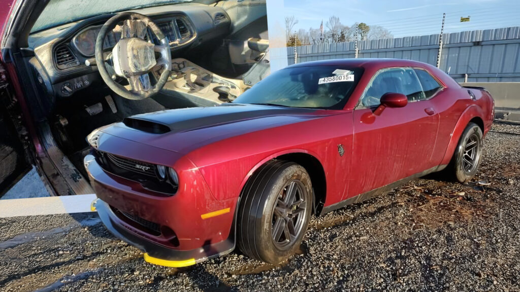  Brand New Dodge Demon 170 Flooded Down The Drain