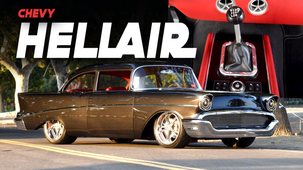  1957 Chevy ‘Hellair’ Hides A Dirty Surprise Under Its Hood