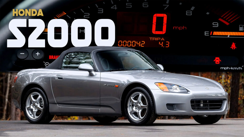  Someone Paid $95K For A Virtually New Honda S2000 With Delivery Miles