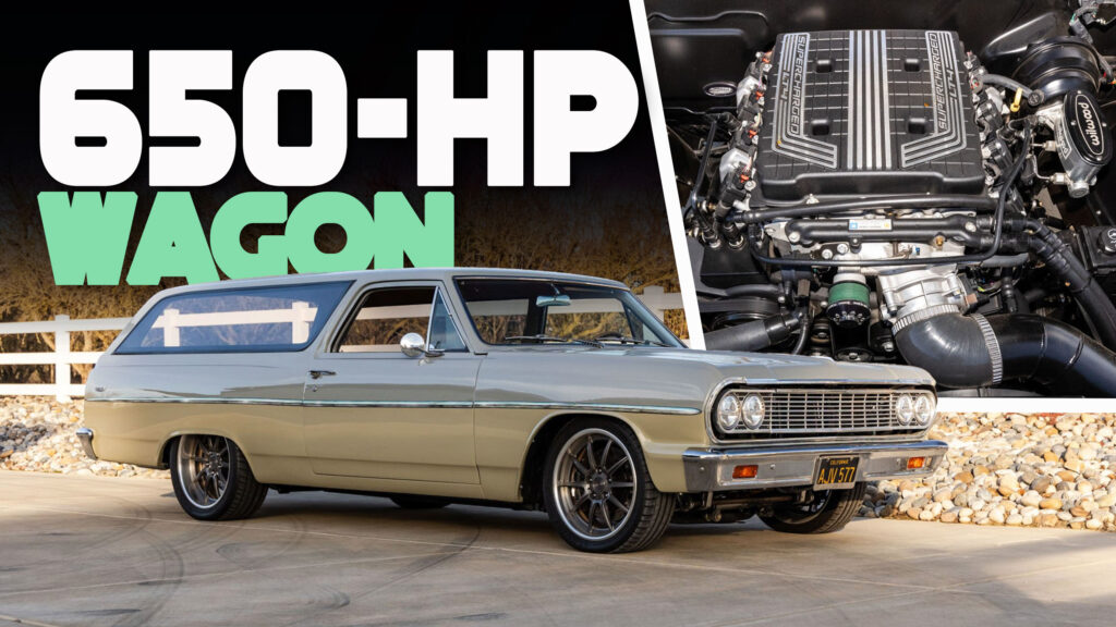  This 2-Door Chevelle Wagon Is Like A Corvette Restomod For The Family Man