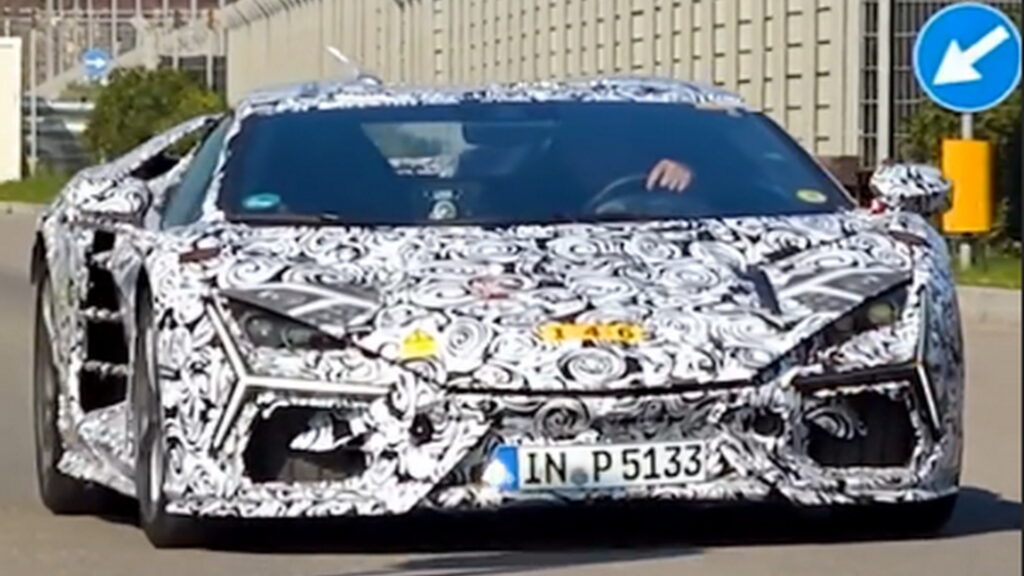  Is This Our First Look At The Lamborghini Revuelto Roadster?