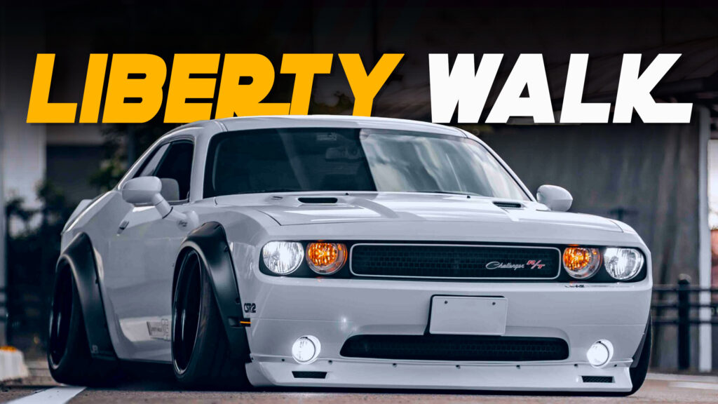  Liberty Walk’s Challenger Puts The ‘Wide’ In Widebody