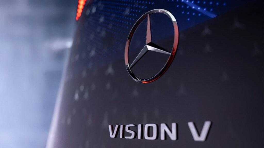  Mercedes-Benz Vision V Previews 311-Mile Electric Luxury Van For 2026