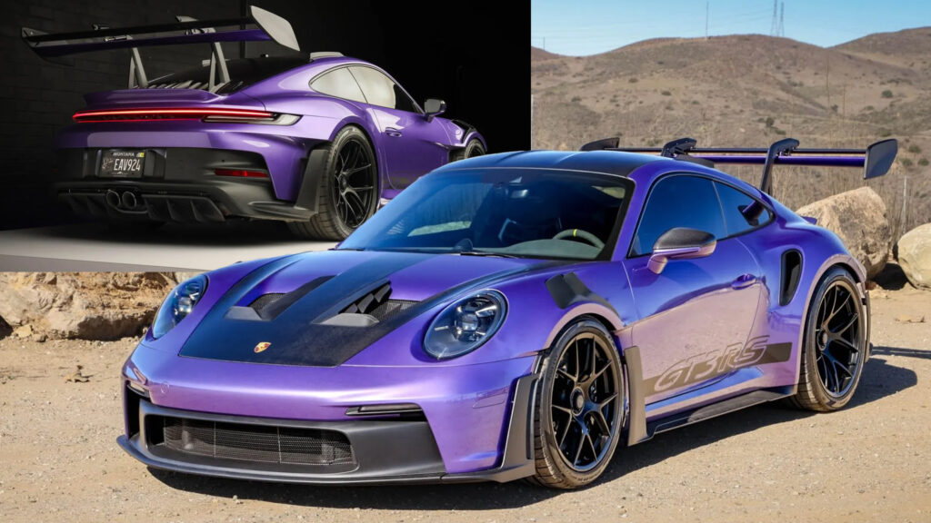  Viola Purple Porsche 911 GT3 RS Has $90,000 Worth Of Options