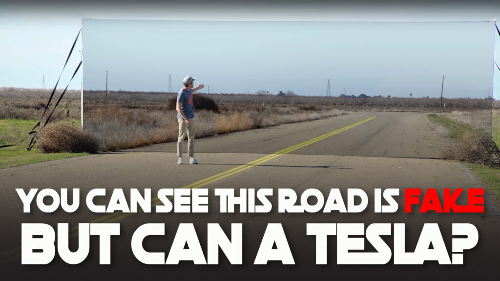  Tesla Autopilot Smashes Through Fake Road Wall While LiDar Lexus Stops Like A Pro