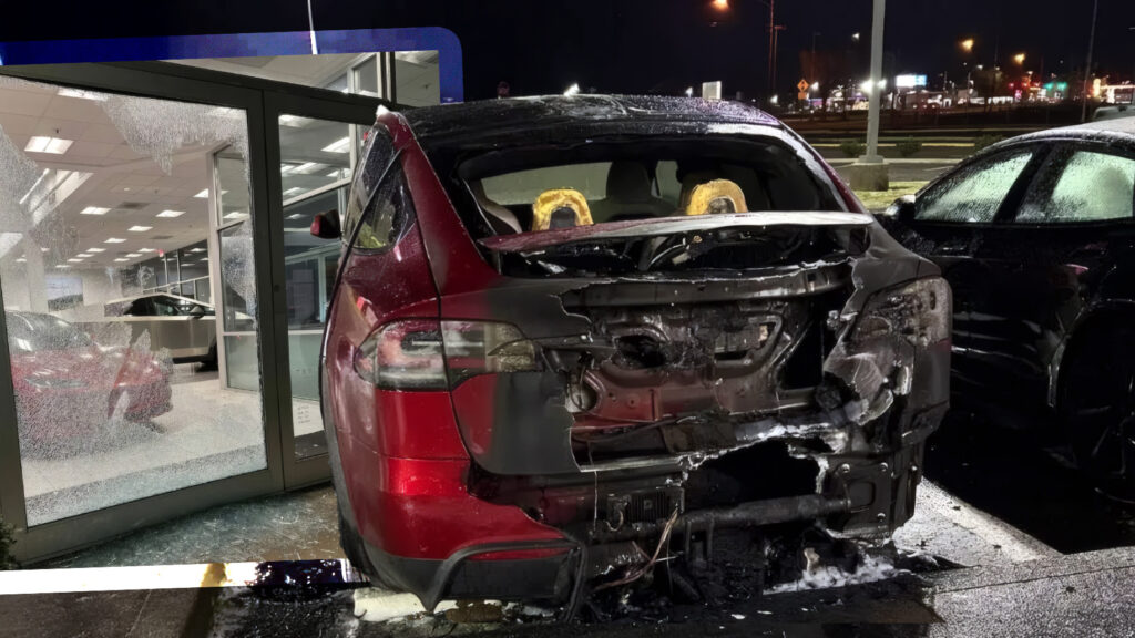  Man Arrested After Alleged Molotov Cocktail Attack And Shooting At Tesla Store