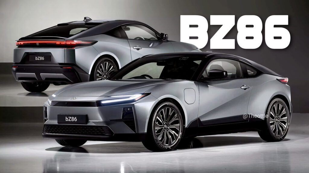  Toyota bZ86 Coupe Study Imagines An Electric GR86