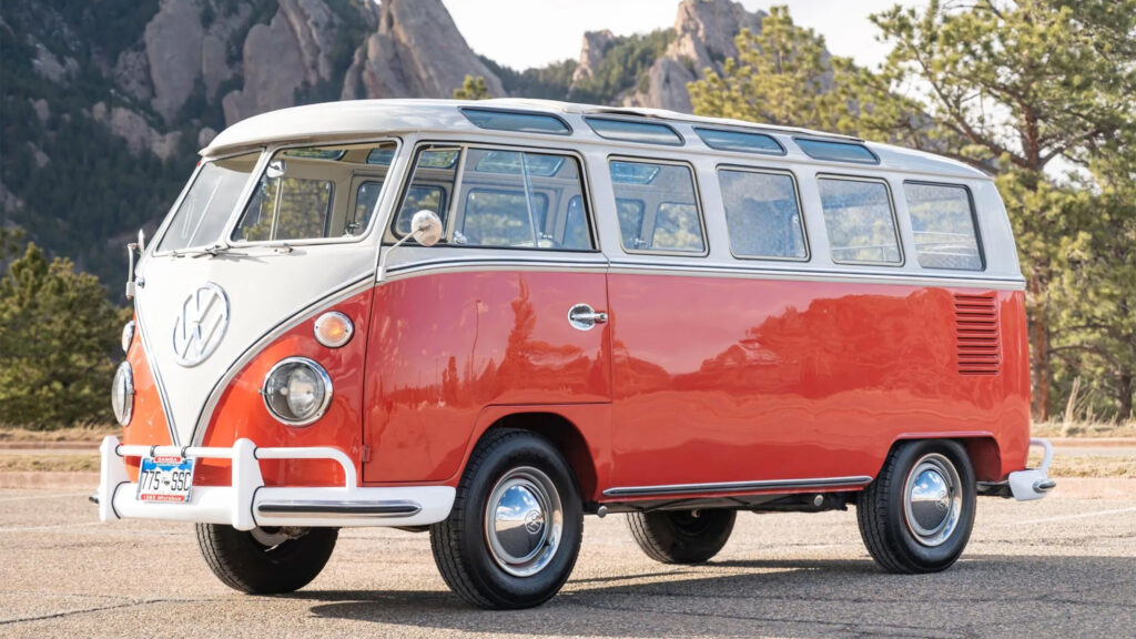  This 1965 VW Type 2 Bus Has 21 Windows