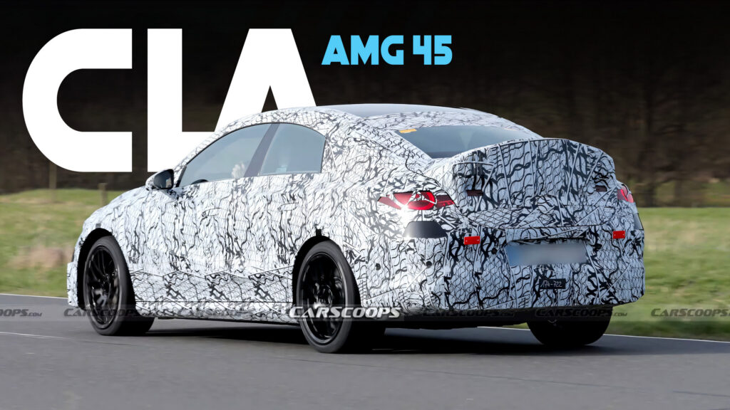  Mercedes-AMG CLA 45 Could Be A 500+ HP EV With Fake V8 Sounds