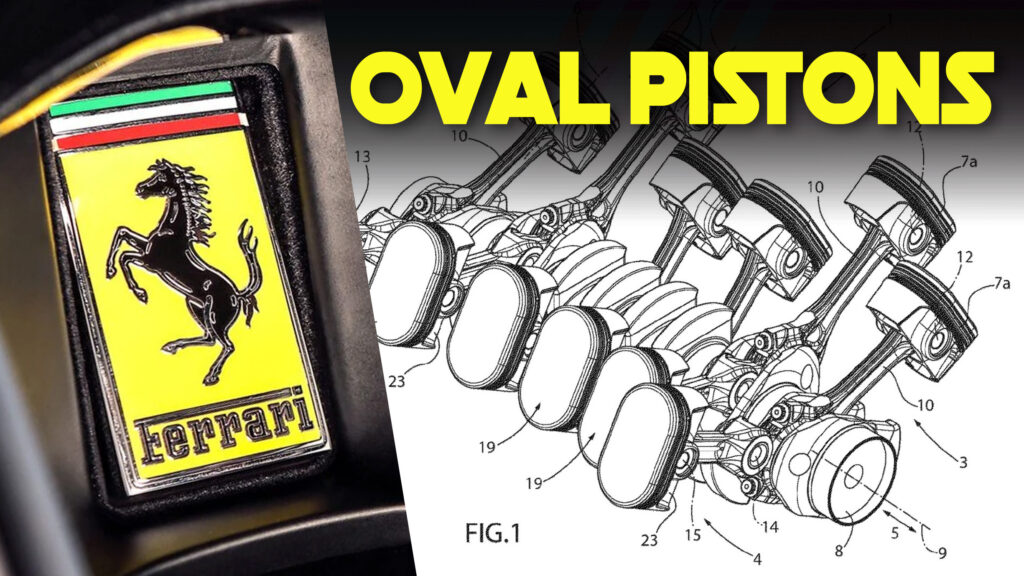  Ferrari Patents Oval-Piston V12 With Weird Shared Conrods