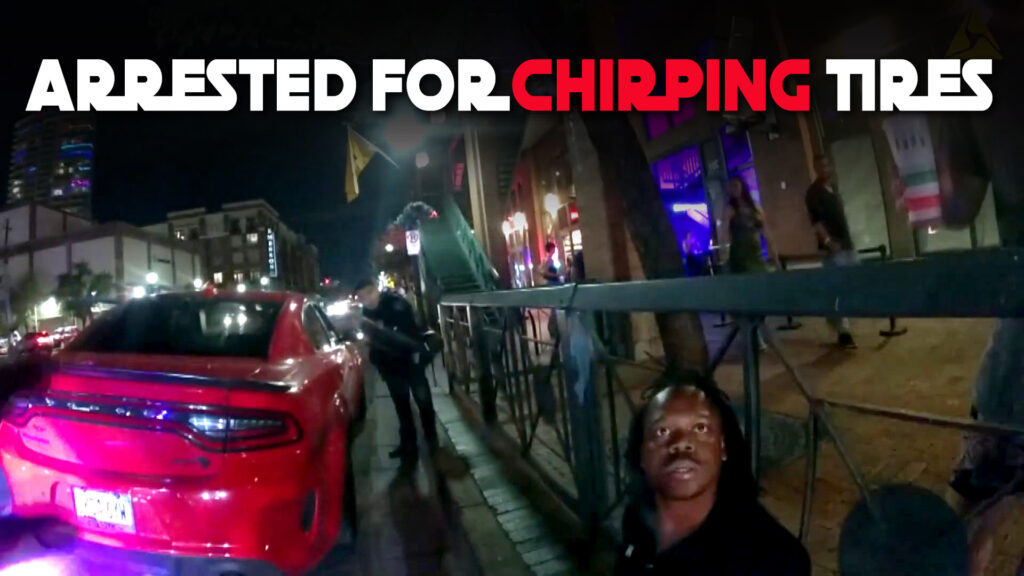  Cops On Bicycles Arrest Chicago PD Officer For Squealing His Dodge Hellcat’s Tires